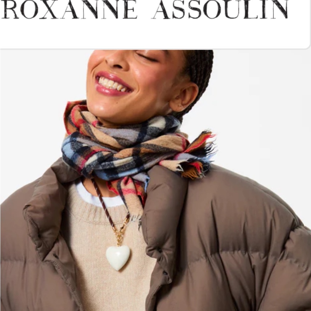 ROXANNE ASSOULIN The Happy Cord Charm Necklace burgundy Without Charm firm price - Picture 15 of 15